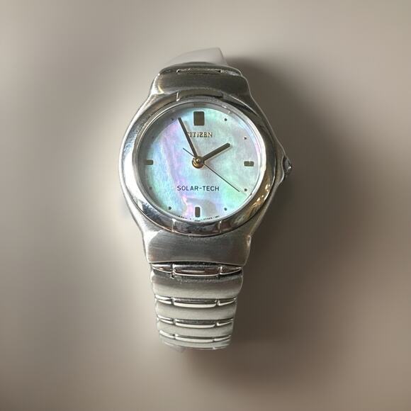 Citizen Mother of Pearl Dial Silver-tone Women's Watch - Picture 3 of 14